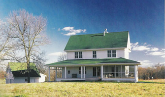 simple roof country house plans