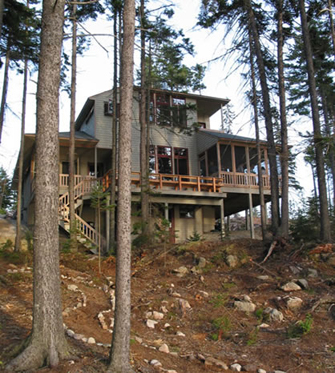 Picture of a Hillside House