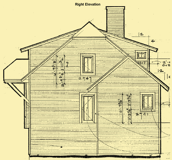 Elevation 4 For Lakeside Cottage