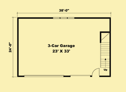 Floor Plans 1 For 3-Car Garage