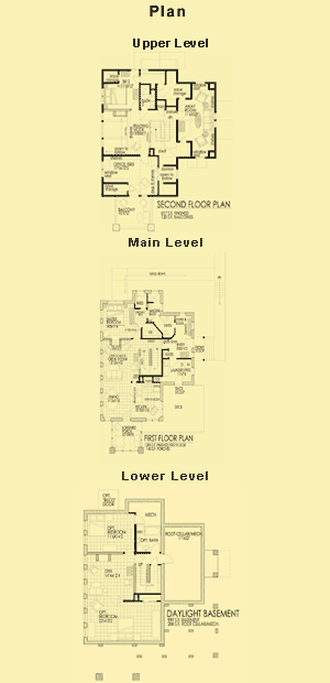 Floor Plans 1 For Cottage With Unique Rooflines