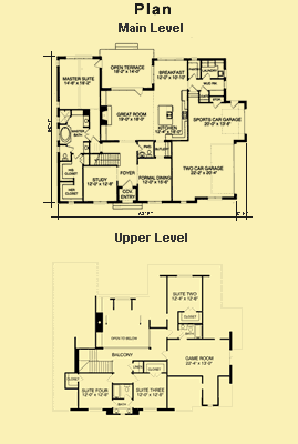 English Country Style Tudor House Plans