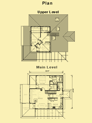 Hillside Plans For a 3 Bedroom Vacation or Year Round Home