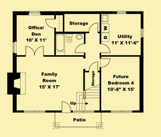 Floor Plans 1 For Okoboji Cabin