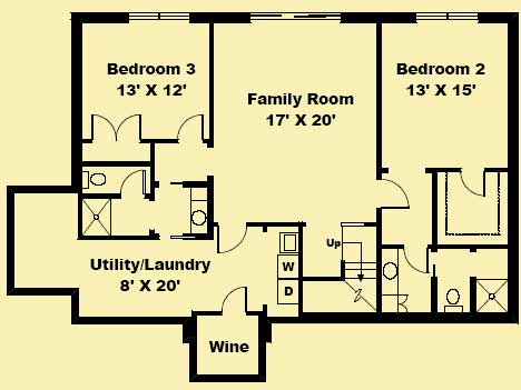 Floor Plans 1 For Pepin Cottage