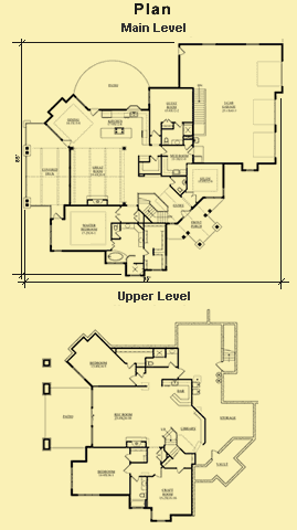  Single  Story  House  Plans  2 Bedroom Home  With Great Views 