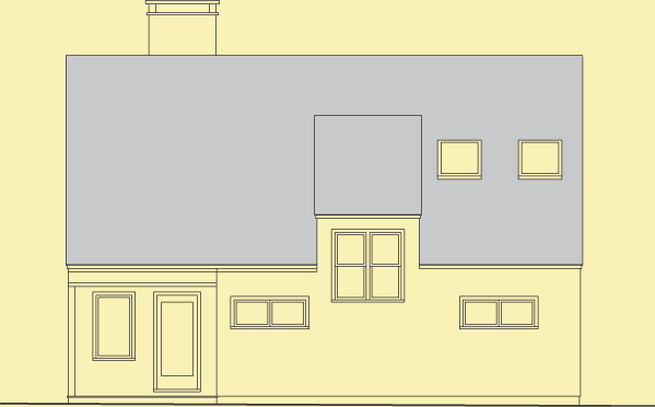 Front Elevation For A Forest Cottage