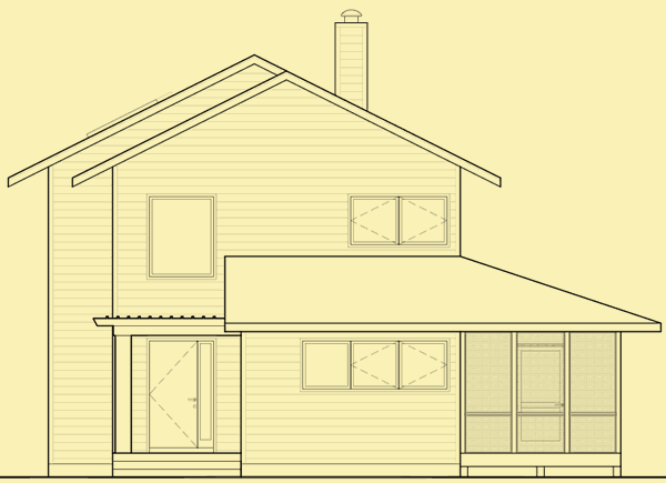 Front Elevation For Carolina House