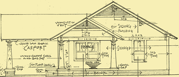 Front Elevation For City Bungalow 2