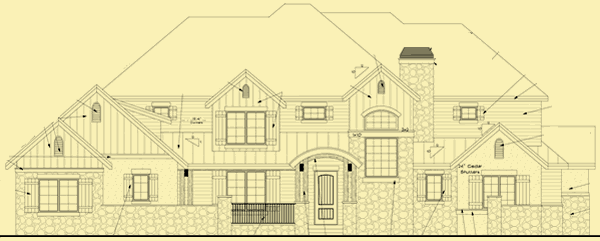 Front Elevation For Contemporary Yet Classic