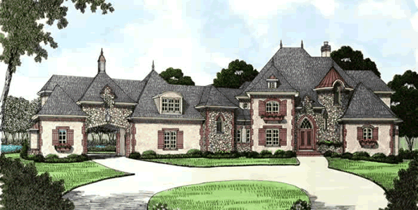 Front Elevation For Country Estate