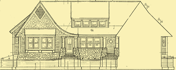 Front Elevation For Cozy Cottage