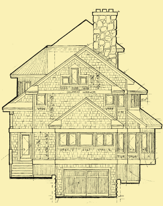 Front Elevation For Emerald Island