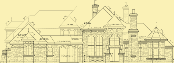 Front Elevation For European Luxury Living