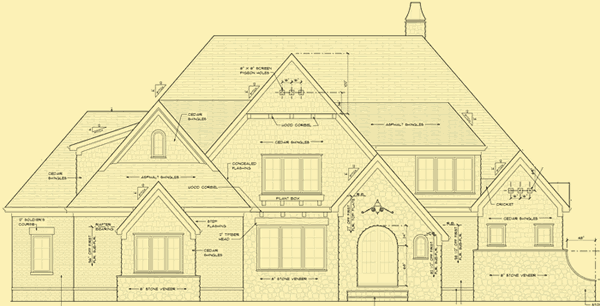 Front Elevation For Gables Galore