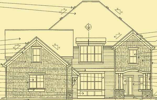 Front Elevation For Harbor Cottage