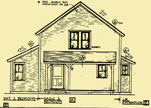 Front Elevation For Island CoHousing