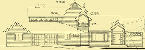 Front Elevation For Lakeside Overlook
