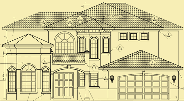 Front Elevation For Mediterranean Delight