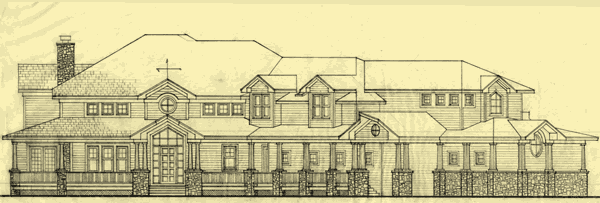 Front Elevation For Mountain Luxury