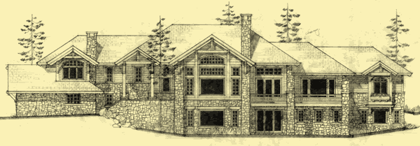 Front Elevation For Mountain Magic