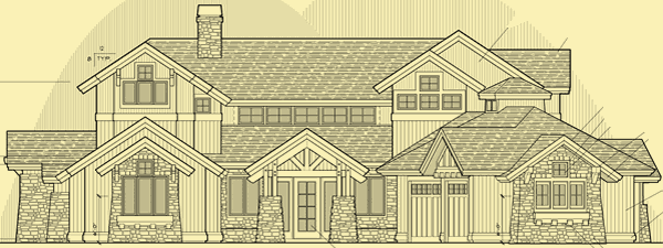 Front Elevation For Pine Meadow