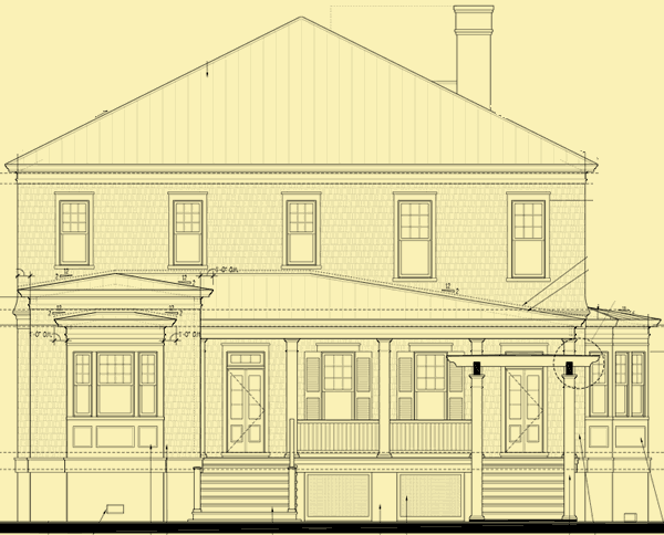 Front Elevation For Porches Galore