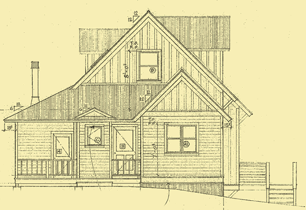 Front Elevation For Quaint Escape