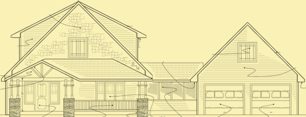 Front Elevation For Simple Solar Craftsman