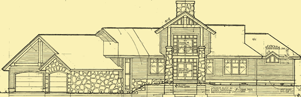 Front Elevation For Snowmass Lodge