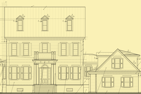 Front Elevation For Southern Colonial