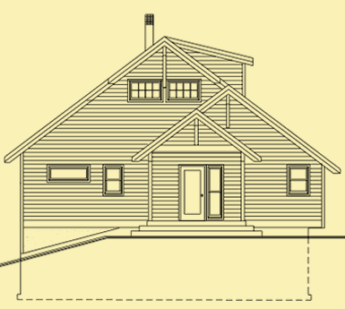 Front Elevation For Sun Gable