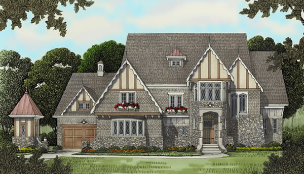 Front Elevation For Traditional Splendor