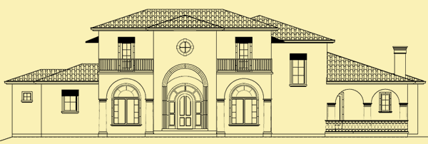 Front Elevation For Tuscan Beauty