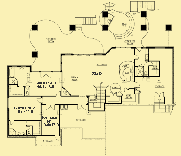 Lower Level Floor Plans For Arched Gables