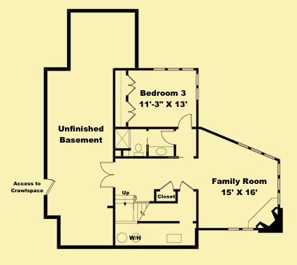 Lower Level Floor Plans For Dune's Light