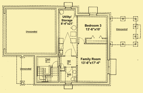 Lower Level Floor Plans For Family Prairie Cottage