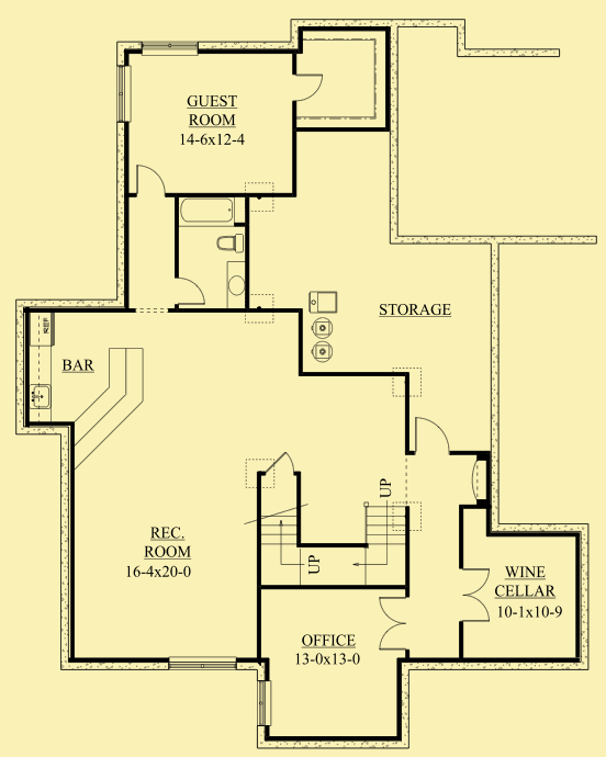 Lower Level Floor Plans For French Alps 2