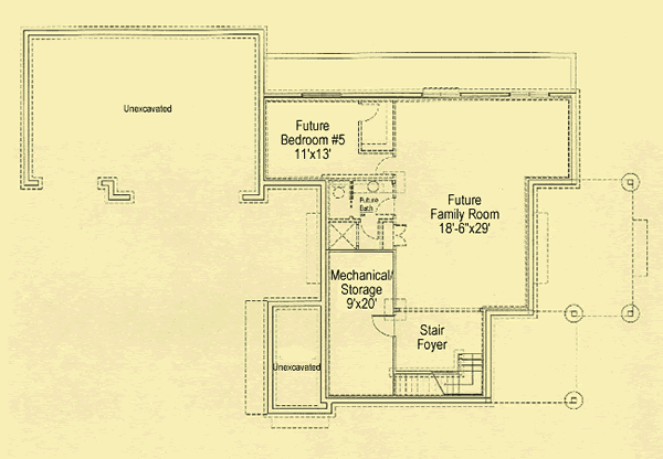 Lower Level Floor Plans For Harbor Cottage