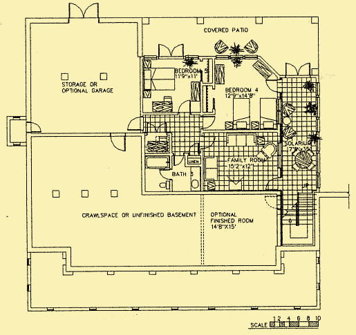 Lower Level Floor Plans For Hipped Roof Atrium