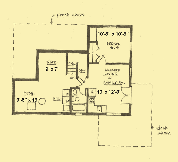 Lower Level Floor Plans For Quaint Escape