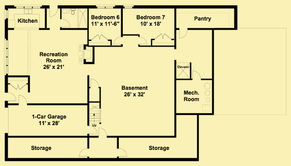 Lower Level Floor Plans For Quintessential Farmhouse