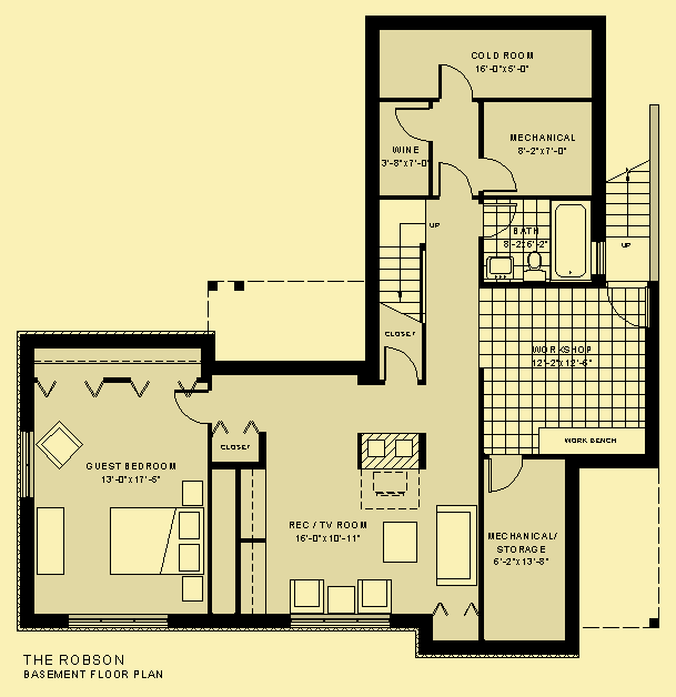 Lower Level Floor Plans For Robson
