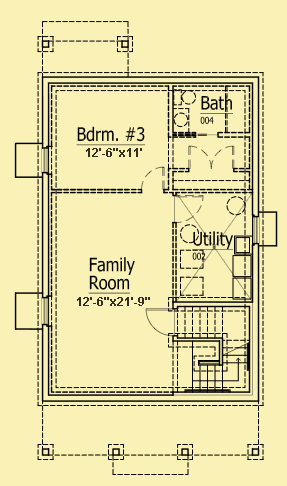 Lower Level Floor Plans For Simple Cottage
