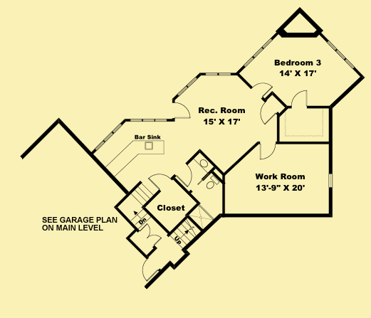 Lower Level Floor Plans For Snowmass Lodge