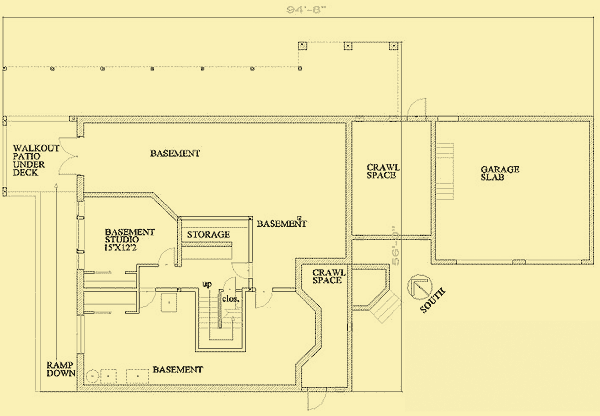 Lower Level Floor Plans For Sun-Filled Cottage