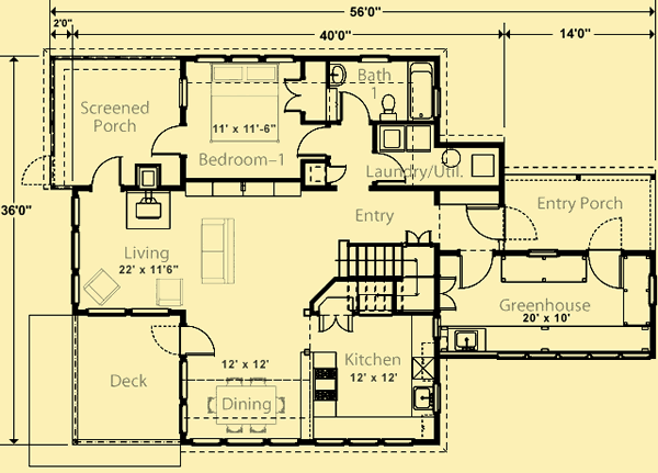 Main Level Floor Plans For A Mountaintop Tower