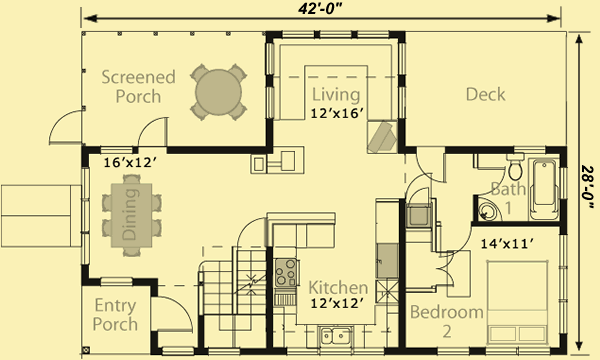 Main Level Floor Plans For Alice's Field