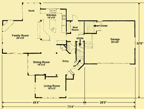 Main Level Floor Plans For Bay Wood