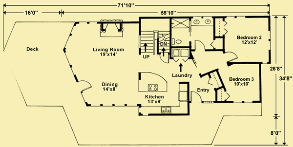 Main Level Floor Plans For Coastal Home